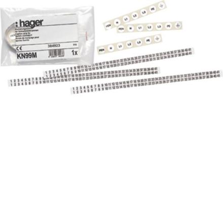 Hager KN99M QC marking system for QC terminals