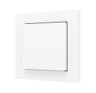 ZENNIO ZS551PB2MW Single button Soft ZS55 | for 2 binary inputs | matt white