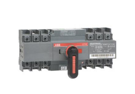 ABB Stotz-Kontakt OTM40F3CMA230V, load changeover switch with motor, 3-pole, 40A, with handle for manual operation, 1SCA120096R1001
