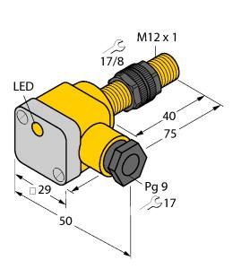 Turck 1634700 BI3U-P12SK-AP6X Inductive Sensor