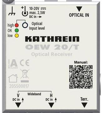 Kathrein 205500017 Optical receiver OEW 20/T