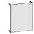 Siemens 8GK4501-4KK21 empty panel cover installation kit with support RAL7035