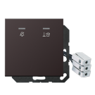 Jung ALCUKO5M230D hotel cover with LED unit 230 V, outdoor unit, LS series, dark (painted aluminum)