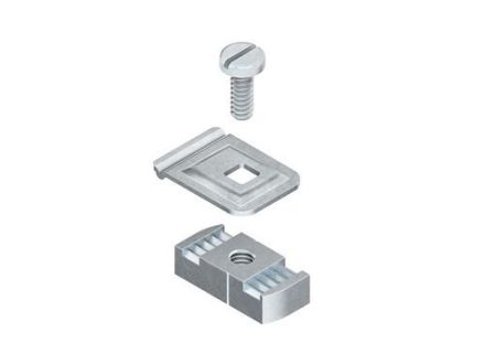 Niedax KLWC 18 F hot-dip galvanized steel divider fastening clamp