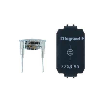 Legrand 775895 Glow unit 1ma 230v Orange, (orange)