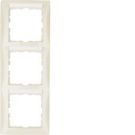 Berker 10138912 frame with label field white, glossy Berker S.1