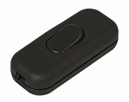 Kopp 191305087 cord intermediate switch black 2A