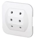 Kopp 174902081 2x 3-way connection for 3 Euro plug adapter