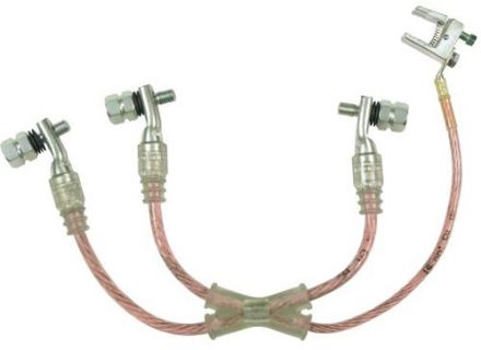 Dehn & Söhne VSB29AH TI 3-pole 16qmm with connection screw, earthing/short-circuiting device