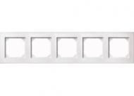 MERTEN 486519 frame 5-way polar white M-PLAN