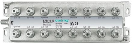 Axing BAB01602 16ach splitter, 5...1006 MHz,