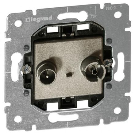 Legrand 775787 antenna socket TV-radio terminal box