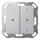 GIRA 517526 KNX push button sensor System 55 | 2-way, arrows | aluminum