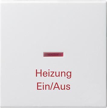Gira 067803 rocker control heating on / off system 55 pure white