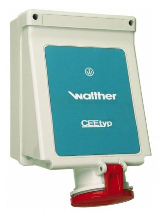 Walther 163 5x63A CEE wall socket