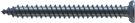 Reisser 000195S021-0750722-1 Window frame a. RN 0195, Flaseko 12mm with milling cutter TX30, double thread, 7.5 x 72, steel, galvanized, blue pass., packed in 100