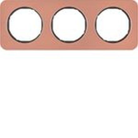 Berker MAN0107217 frame 3-way R.1 copper/black