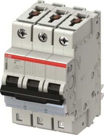 ABB Stotz-Kontakt 2CCG000463R0001 S403P-K13 K 13A 40kA 3P pluggable circuit breaker