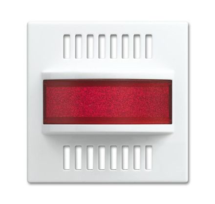 Busch-Jaeger 1573 C-914 central disc, with red and neutral dome alpine white