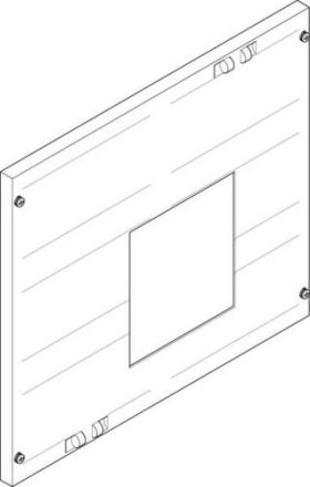 ABN 500x450mm 2FB/3RE milled 800A 3/4p cover plate ( FAT23260N )