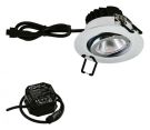 EVN PC650N91140 PR black chr IP65 4000K 8.4W 1060lm NG LED recessed ceiling spotlight