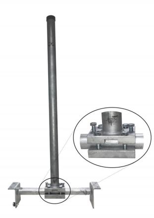 Televes SPAHA120XL roof rafter bracket 130cm tube