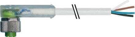 Murrelektronik 7000-12421-2340500 d. LED PUR 4x0.34 gr UL/CSA+drag chain 5m round connector