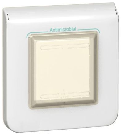 Legrand 078880 Cover MOSAIC FR-Membrane IP44 ANTIBAK, (white)
