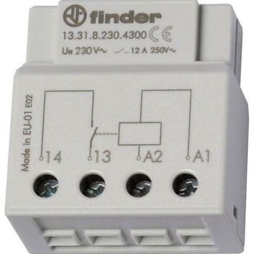 Finder 13.31.8.230.4300 Switching relay for flush-mounted boxes