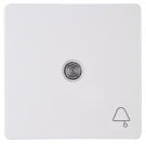 Kopp 333952007 with lens symb. 'bell' HK05 arctic white rocker switch