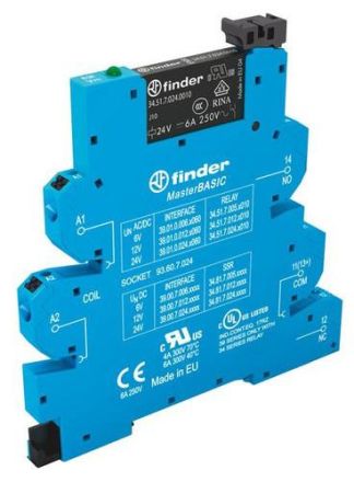 Finder 39.01.0.006.0060 EMR coupling relay MasterBASIC Push-In technology