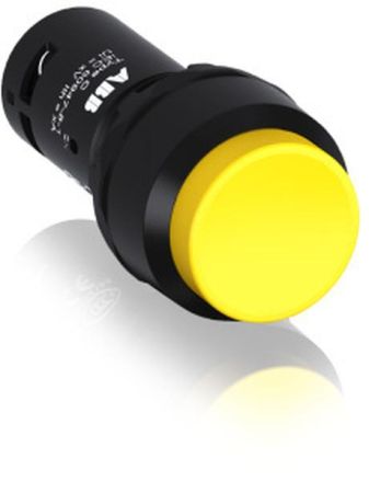ABB Stotz contact CP4-10Y-11 latching high yellow 1S1OE push button, 1SFA619103R1073