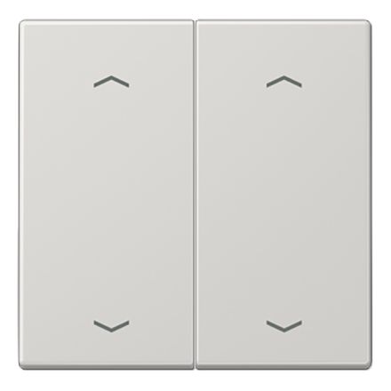 JUNG LS102PLG KNX rocker with arrow symbol F10 LS series | 2-way | light grey
