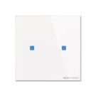 BUSCH-JAEGER TB/U2.5.11-CG KNX push button sensor Standard tacteo | 2-way, horizontal | white glass | 86x86 mm