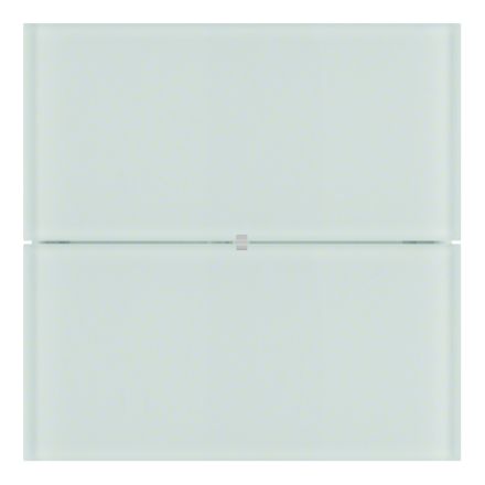 BERKER 75162090 KNX push button sensor B.IQ | 2-way, standard | glass polar white