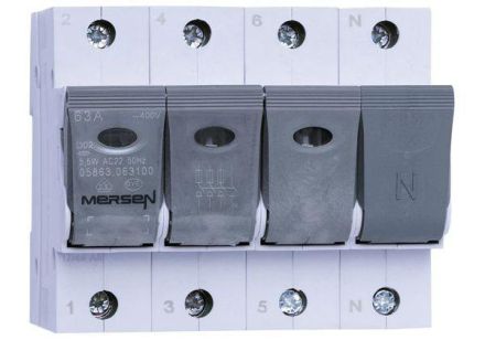 Mersen 05863.063140 D02 AC250/440V 3+Npole load disconnector
