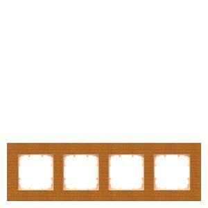 Siemens 5TG1104-1 frame 4-way cherry wood