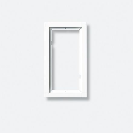 Siedle KR 611-2/1-0 SM combination frame in silver metallic