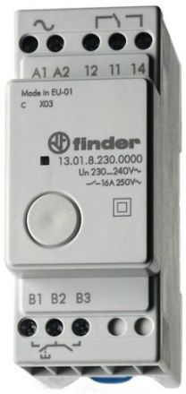 Finder 13.01.8.230.0000 Electronic impulse switch 13.01.8.230 1 changeover contact 230VAC