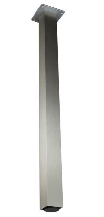 GRIMME AVB110.ED support foot square small 1100mm, stainless steel look
