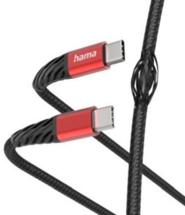 Hama 201542 'Extreme', USB-C - USB-C, 1.5 m USB charging cable
