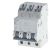 Siemens 5SJ6316-6KS miniature circuit breaker B16A 3-pole 6kA with plug-in terminal.