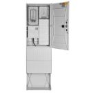 GSAB 03.00.1P1V4HSA Mitnetz 1zähler/TSG with distributor 4x12 TE meter connection column