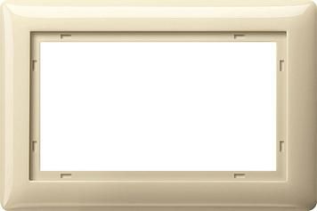 Gira 100101 cover frame 1.5-way Standard 55 cream white