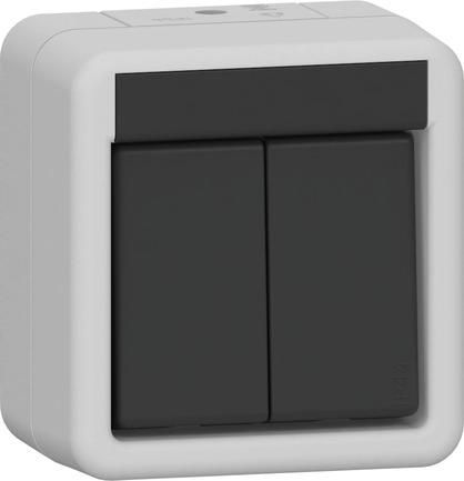 Gira 310530 series WG AP gr rocker switch