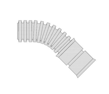 Hegler 7710211 DN110 45degree HEKAPLAST bend