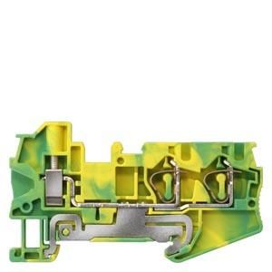 Siemens 8WH2103-3BG07 hybrid protective conductor terminal screw and 2x tension spring connection.