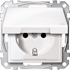 MERTEN MEG2414-0319 SCHUKO socket polar white glossy