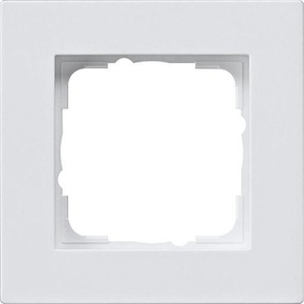 Gira 211225 cover frame 1-way flat E2 pure white
