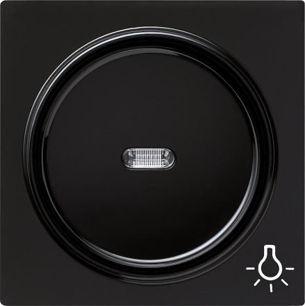 Gira 028547 cover symbol light + rocker control S-Color black